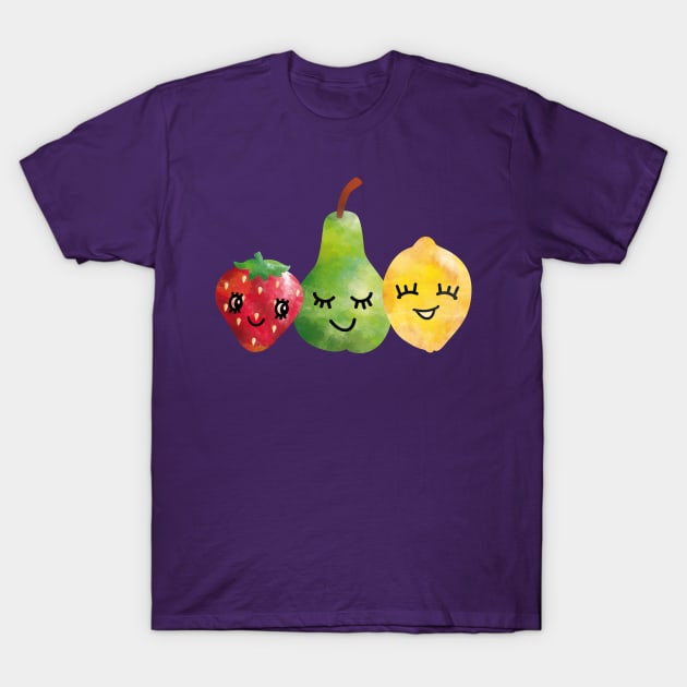 Fruit Friends T-Shirt by CheesyB